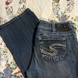 Silver Jeans Dark Blue Flare Leg